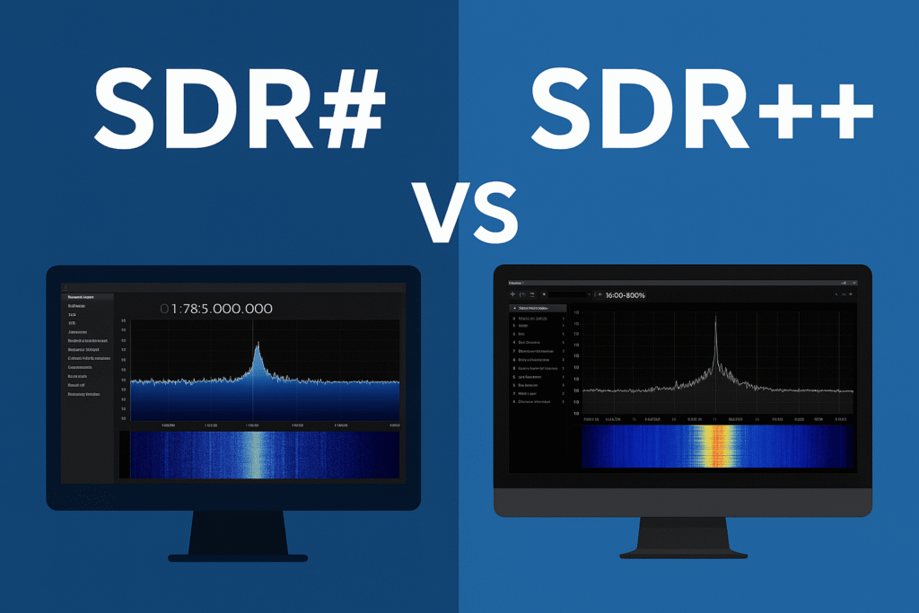 sdr# vs SDR++ Sharp Plus Plus