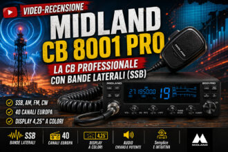 midland CB 8001 PRO radio video recensione